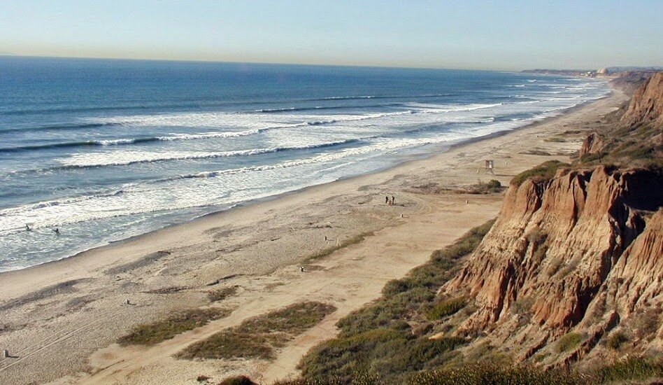Praia de San Onofre em San Clemente na Califórnia Praia de San Onofre em San Clemente na Califórnia