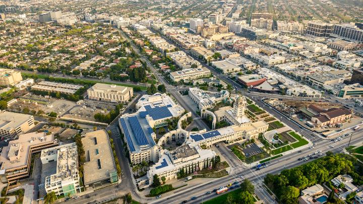 Região de Beverly Hills em Los Angeles Região de Beverly Hills em Los Angeles