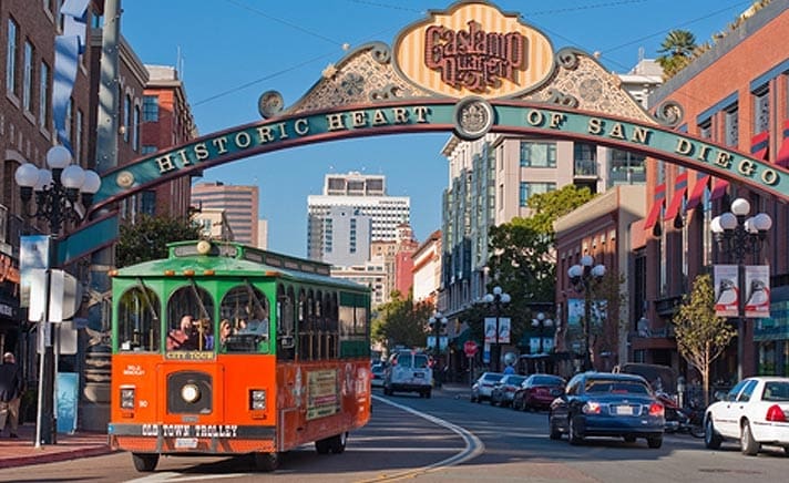 Gaslamp Quarter em San Diego Gaslamp Quarter em San Diego