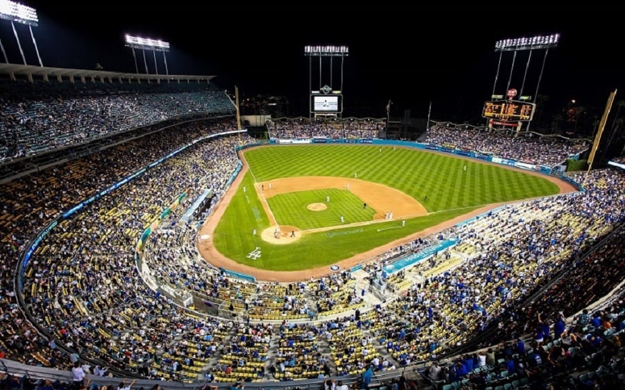 Dodger Stadium em Los Angeles Dodger Stadium em Los Angeles
