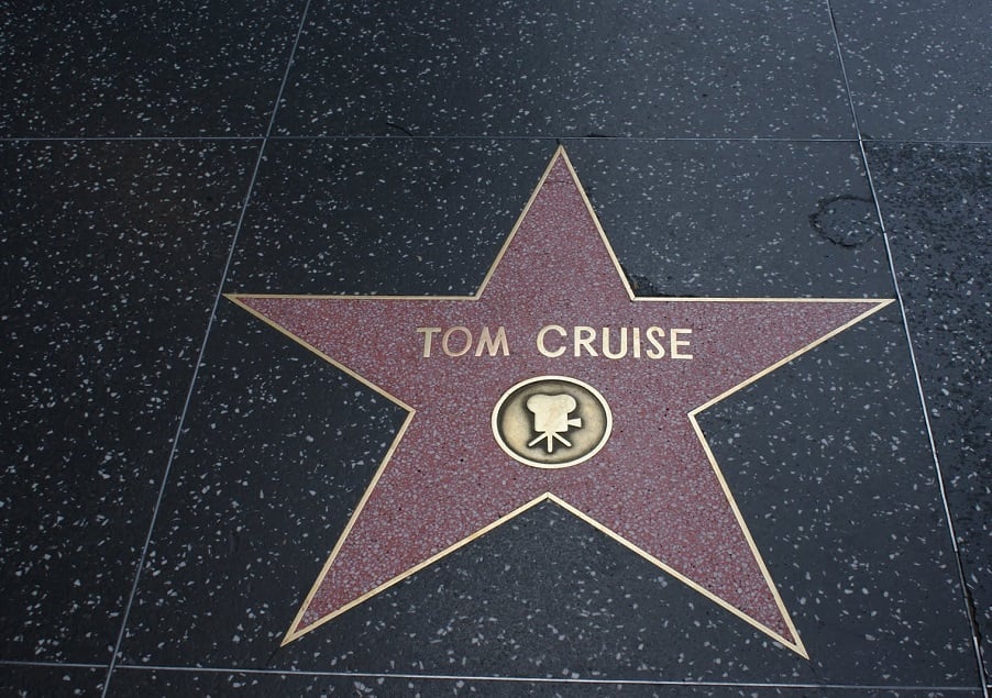 Estrelas na Calçada da Fama em Hollywood Estrelas na Calçada da Fama em Hollywood