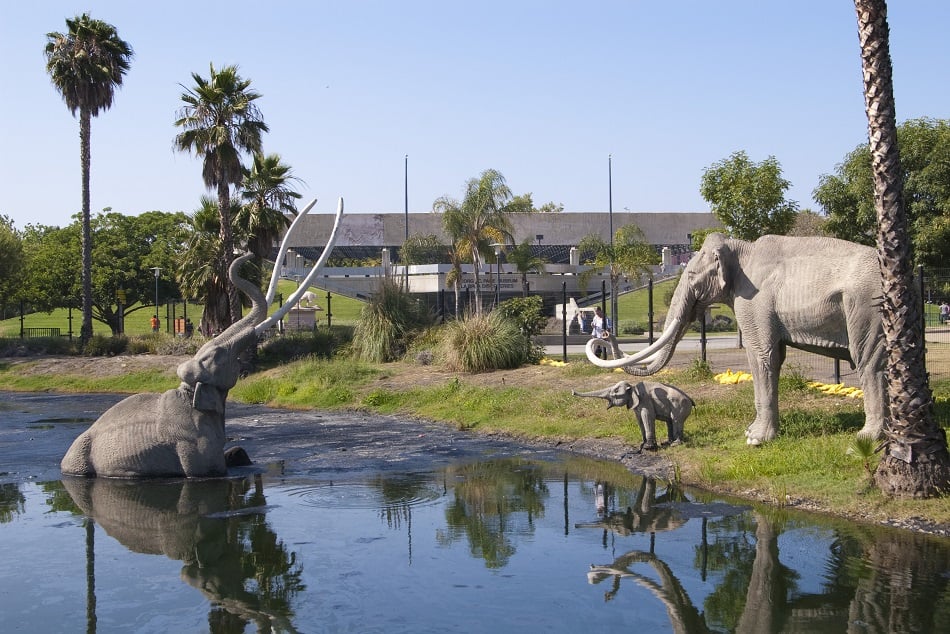 La Brea Tar Pits em Los Angeles La Brea Tar Pits em Los Angeles