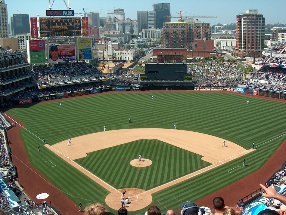 Estádio de beisebol PETCO Park em San Diego Estádio de beisebol PETCO Park em San Diego
