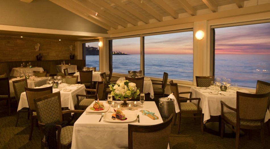 Restaurante The Marine Room em La Jolla Restaurante The Marine Room em La Jolla