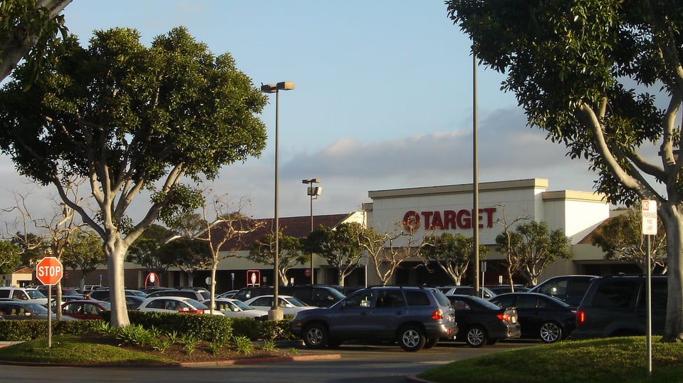 Loja de departamento Target em San Diego Loja de departamento Target em San Diego