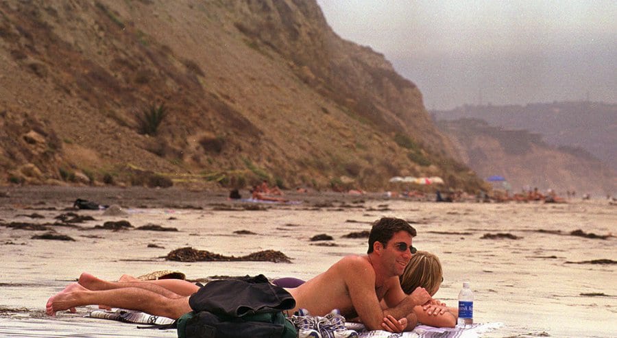 Black's Beach na cidade de San Diego Black's Beach na cidade de San Diego