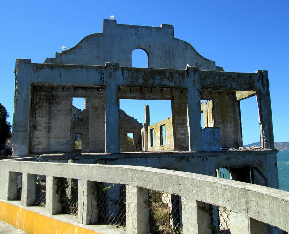 Localização da Ilha de Alcatraz em San Francisco Localização da Ilha de Alcatraz em San Francisco