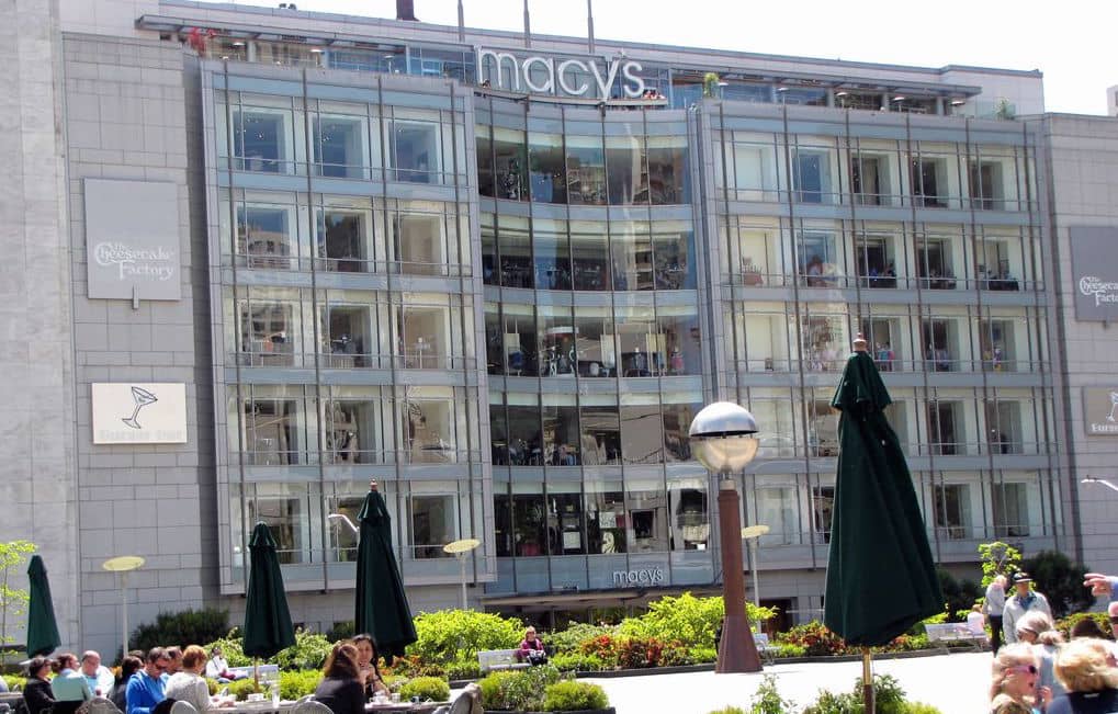 Loja de departamento Macy's em San Francisco na Califórnia Loja de departamento Macy's em San Francisco na Califórnia