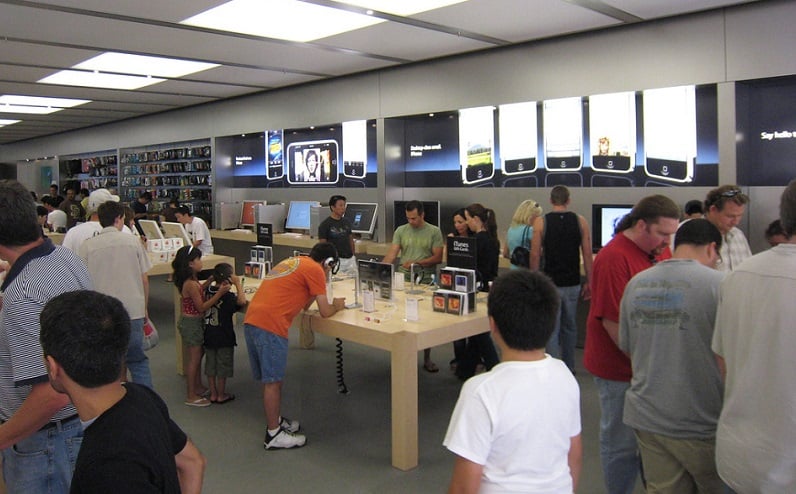 Loja da Apple no Fashion Valley Mall em San Diego Loja da Apple no Fashion Valley Mall em San Diego