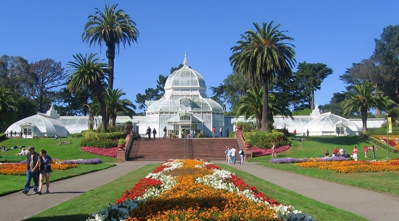 Golden Gate Park com as crianças em San Francisco Golden Gate Park com as crianças em San Francisco