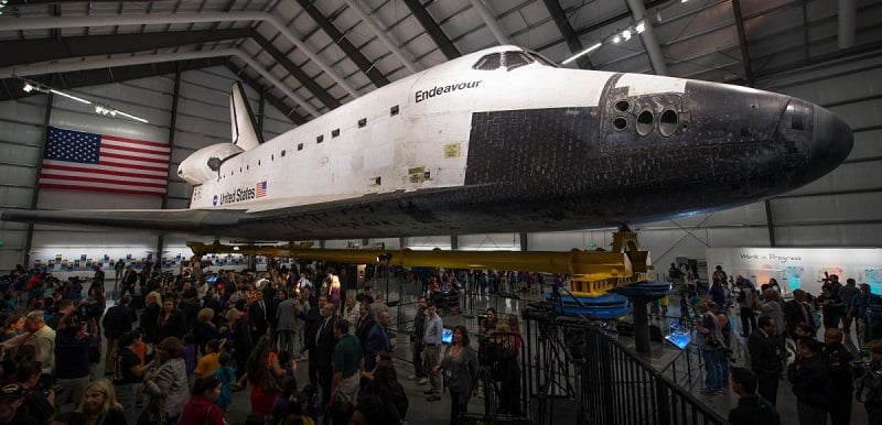 Espaço Shuttle Endeavour do ScienCenter de Los Angeles Espaço Shuttle Endeavour do ScienCenter de Los Angeles
