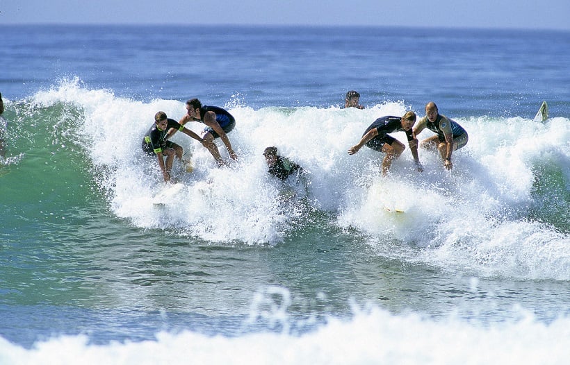 Praia Trestles para surfar em San Clemente Praia Trestles para surfar em San Clemente