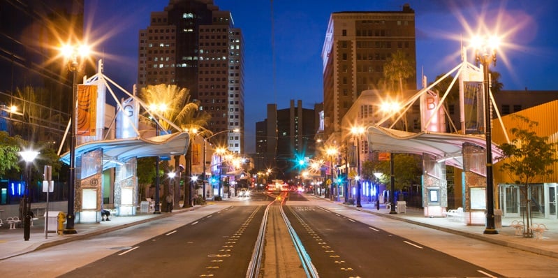 Pine Avenue em Long Beach Pine Avenue em Long Beach
