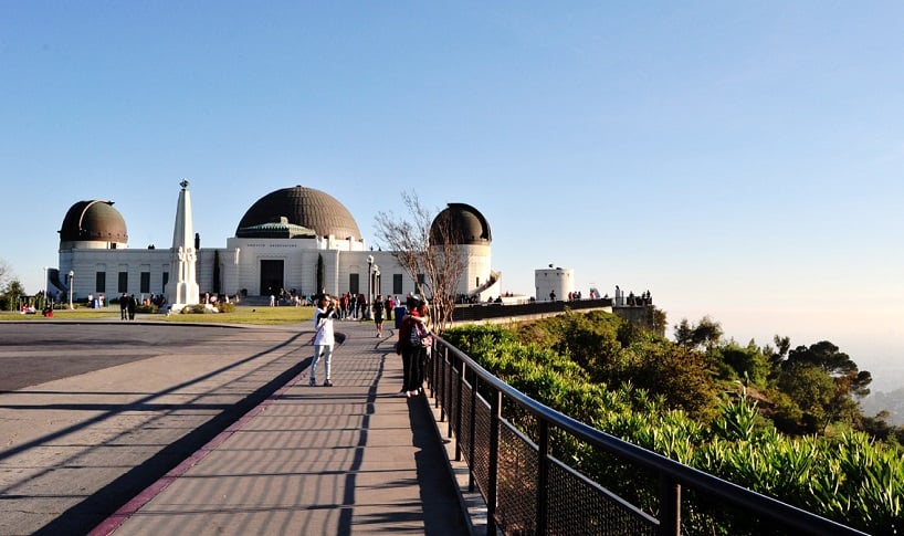 Passeio romântico no Griffith Park em Los Angeles Passeio romântico no Griffith Park em Los Angeles