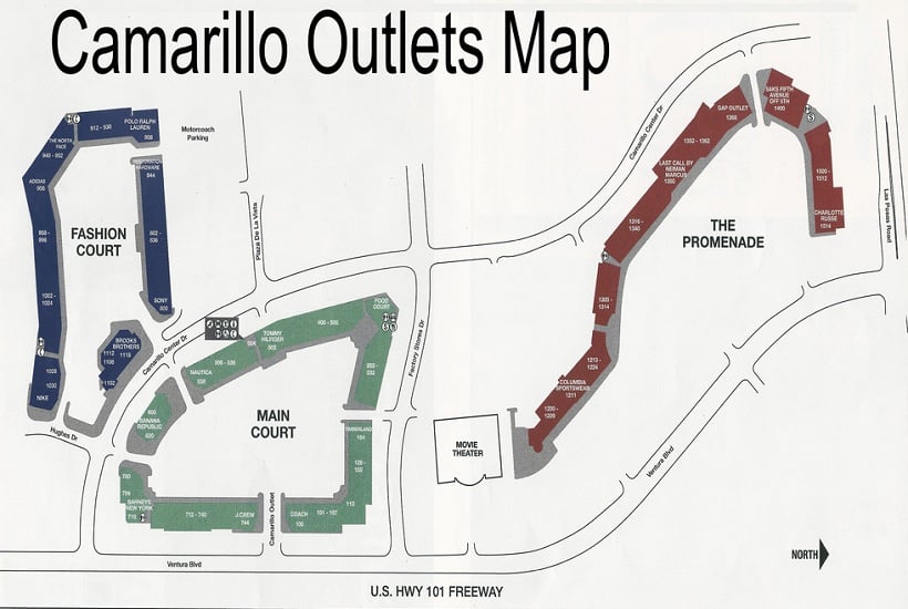 Camarillo Premium Outlet em Los Angeles Camarillo Premium Outlet em Los Angeles