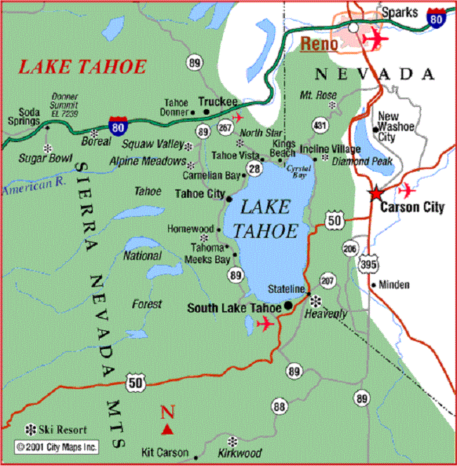 Onde Ficar em South Lake Tahoe: Melhores regiões Onde Ficar em South Lake Tahoe: Melhores regiões